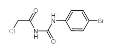 N-{[(4-BROMOPHENYL)AMINO]CARBONYL}-2-CHLOROACETAMIDE structure