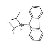 (9-(di-tert-butylfluorogermyl)-9H-fluoren-9-yl)lithium结构式