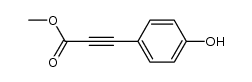 methyl (4-hydroxyphenyl)propynoate结构式