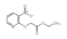 (3-Nitro-pyridin-2-yloxy)-acetic acid ethyl ester结构式