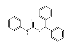 1-benzhydryl-3-phenyl-urea结构式