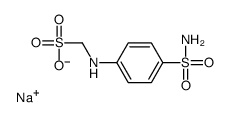 sodium [[4-(aminosulphonyl)phenyl]amino]methanesulphonate结构式