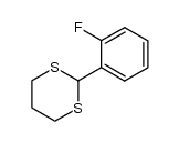 2-(2-fluorophenyl)-1,3-dithiane结构式