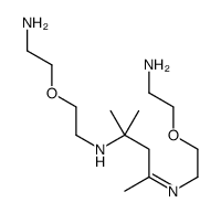 N-[2-(2-aminoethoxy)ethyl]-4-[2-(2-aminoethoxy)ethylimino]-2-methylpentan-2-amine Structure