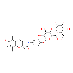 lactosylphenyl-trolox structure