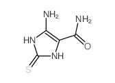 1H-Imidazole-4-carboxamide,5-amino-2,3-dihydro-2-thioxo- Structure