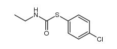 S-(4-chlorophenyl) ethylcarbamothioate Structure