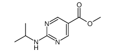 5-Pyrimidinecarboxylicacid,2-[(1-methylethyl)amino]-,methylester(9CI) Structure