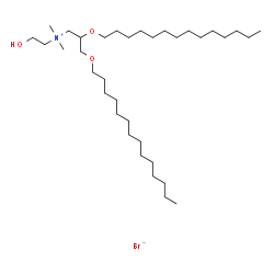 (3-dimyristyloxypropyl)(dimethyl)(hydroxyethyl)ammonium结构式