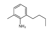 Benzenamine,2-butyl-6-methyl-结构式