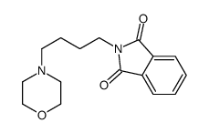 2-(4-morpholin-4-ylbutyl)isoindole-1,3-dione结构式