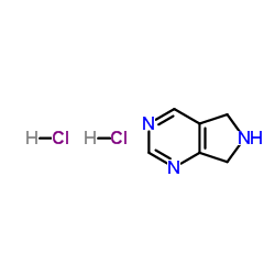 6,7-Dihydro-5H-pyrrolo-[3,4-d]-pyrimidine dihydrochloride structure