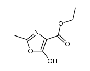 4-Ethoxycarbonyl-2-methyl-4,5-dihydro-1,3-oxazol-5-one结构式