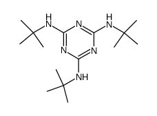 N,N',N''-tris(tert-butyl)-1,3,5-triazine-2,4,6-triamine结构式