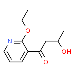 1-Butanone,1-(2-ethoxy-3-pyridinyl)-3-hydroxy-(9CI) structure