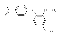 3-methoxy-4-(4-nitrophenoxy)benzaldehyde Structure