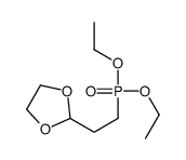 2-(2-diethoxyphosphorylethyl)-1,3-dioxolane Structure