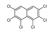 1,2,3,6,7,8-Hexachloronaphthalene结构式