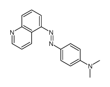 N,N-dimethyl-4-(quinolin-5-yldiazenyl)aniline Structure