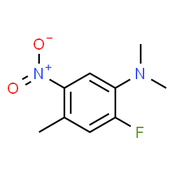 2-Fluoro-N,N,4-trimethyl-5-nitroaniline structure