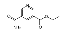 5-carbamoyl-nicotinic acid ethyl ester Structure