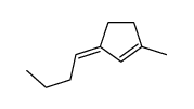 3-butylidene-1-methylcyclopentene Structure