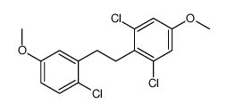 1,3-dichloro-2-[2-(2-chloro-5-methoxyphenyl)ethyl]-5-methoxybenzene结构式
