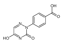 4-(3,5-DIOXO-4,5-DIHYDRO-1,2,4-TRIAZIN-2(3H)-YL)BENZOIC ACID structure