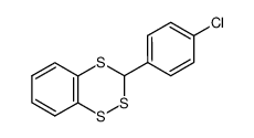3-(4-chlorophenyl)-1,2,4-benzotrithiin Structure