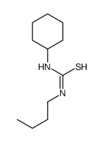 1-butyl-3-cyclohexylthiourea结构式