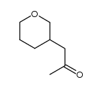 3-acetonyltetrahydropyran Structure