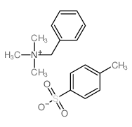 benzyl-trimethyl-azanium; 4-methylbenzenesulfonic acid structure