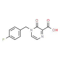 4-(4-Fluorobenzyl)-3-Oxo-3,4-Dihydropyrazine-2-Carboxylic Acid Structure