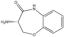 (S)-7-Amino-6,7-dihydro-9H-5-oxa-9-aza-benzocyclohepten-8-one结构式