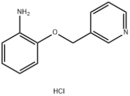 2-(pyridin-3-ylmethoxy)aniline结构式