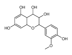 2-(4-hydroxy-3-methoxyphenyl)-3,4,4a,8a-tetrahydro-2H-chromene-3,4,5,7-tetrol Structure