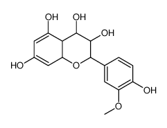 2-(4-hydroxy-3-methoxyphenyl)-3,4,4a,8a-tetrahydro-2H-chromene-3,4,5,7-tetrol结构式