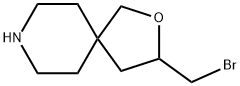 2-Oxa-8-azaspiro[4.5]decane, 3-(bromomethyl)- Structure