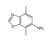 6-Benzothiazolamine,4,7-dimethyl-(9CI)结构式