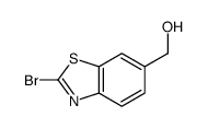 (2-溴苯并[d]噻唑-6-基)甲醇结构式