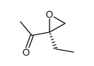 Ethanone, 1-[(2S)-2-ethyloxiranyl]- (9CI) Structure