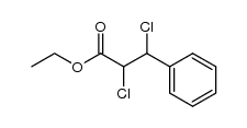 ethyl 2,3-dichloro-3-phenylpropanoate结构式