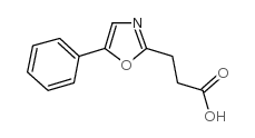 3-(5-phenyl-1,3-oxazol-2-yl)propanoic acid structure