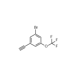 1-Bromo-3-ethynyl-5-(trifluoromethoxy)benzene Structure