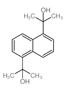 1,5-Naphthalenedimethanol,a1,a1,a5,a5-tetramethyl- Structure