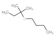 Butane,2-(butylthio)-2-methyl- structure