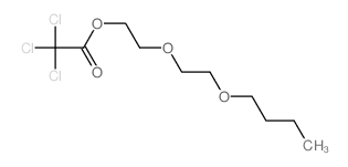 Acetic acid,2,2,2-trichloro-, 2-(2-butoxyethoxy)ethyl ester结构式