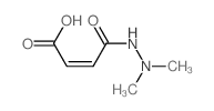 2-Butenedioic acid(2Z)-, mono(2,2-dimethylhydrazide) (9CI)结构式