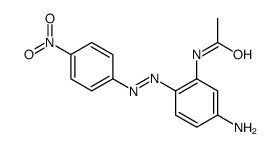 N-[5-amino-2-[(p-nitrophenyl)azo]phenyl]acetamide structure