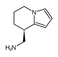 8-Indolizinemethanamine,5,6,7,8-tetrahydro-,(8R)-(9CI) Structure